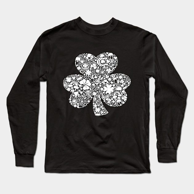 Shamrock st Patricks Day Long Sleeve T-Shirt by othmane4